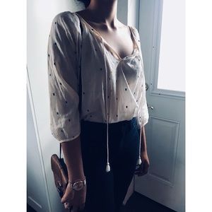 J. Crew Peasant Top
